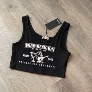 brand new. never worn. xs true religion tank.